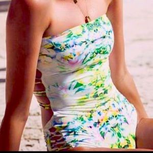 Victoria secret strapless swim bathing suit